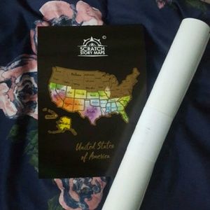 Scratch off Map of the United States